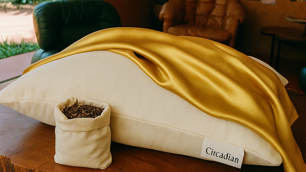 Circadian buckwheat pillow