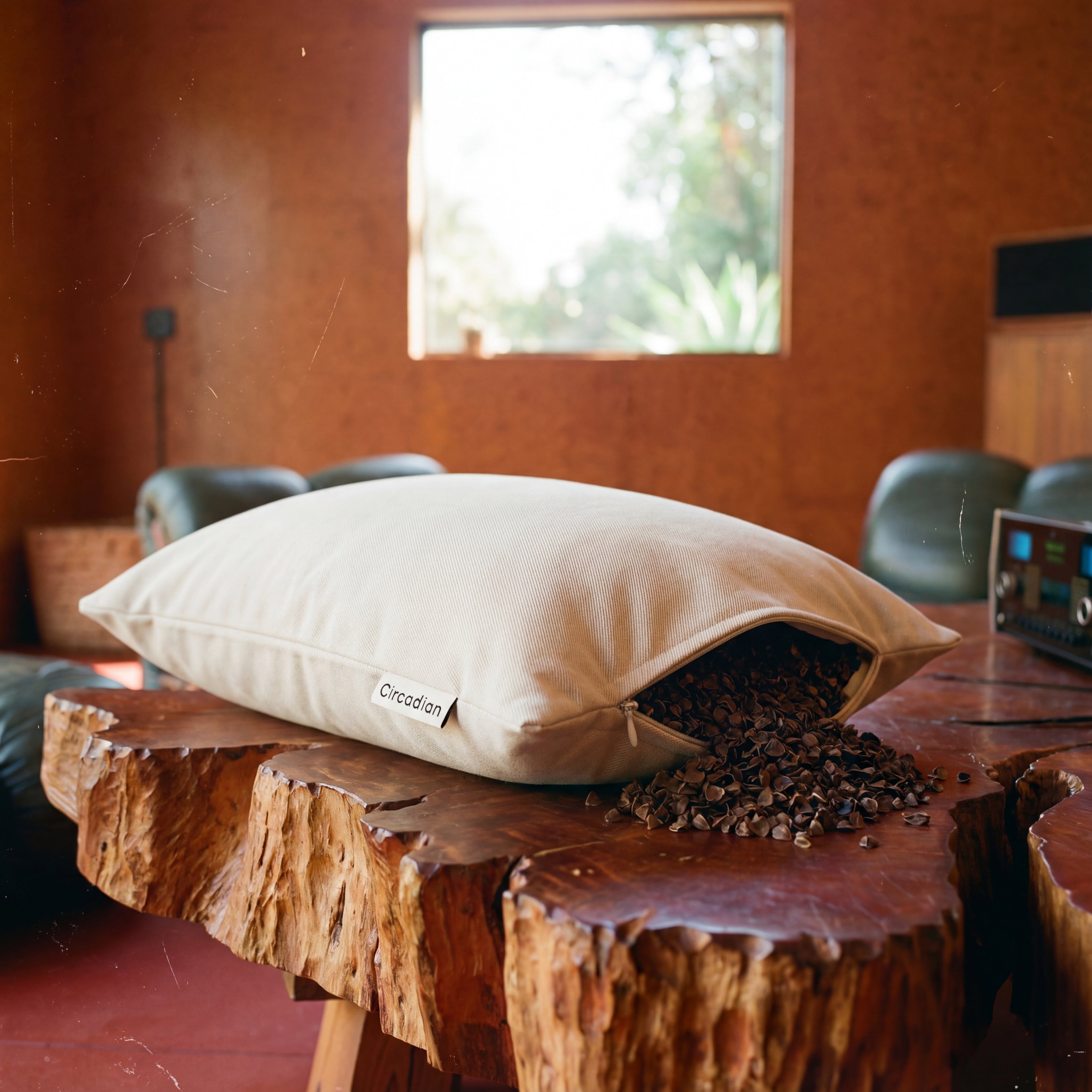 damaged buckwheat pillow wet hulls discard