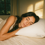 Circadian buckwheat pillow — organic cotton cover, adjustable buckwheat hull fill — Circadian