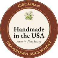 Handmade in the USA from USA-grown buckwheat
